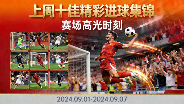 上周十佳精彩进球集锦封面图